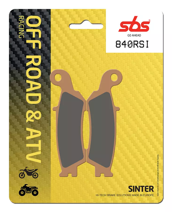 Sbs Jarrupalat Racing Sintered - Jarrupalat - 23-840RSI - 1