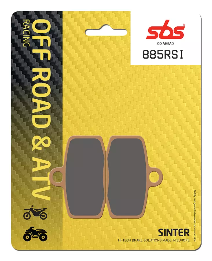 Sbs Jarrupalat Racing Sintered - Jarrupalat - 23-885RSI - 1