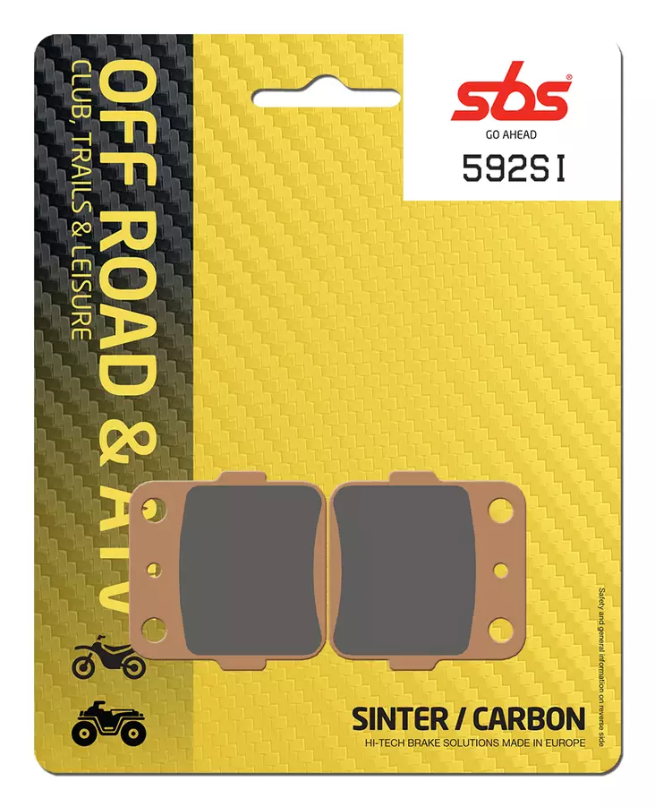 Sbs Jarrupalat Sintered Offroad - Jarrupalat - 23-592SI - 1