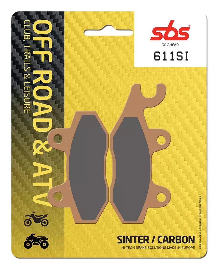 Sbs Jarrupalat Sintered Offroad - Jarrupalat - 23-611SI - 1