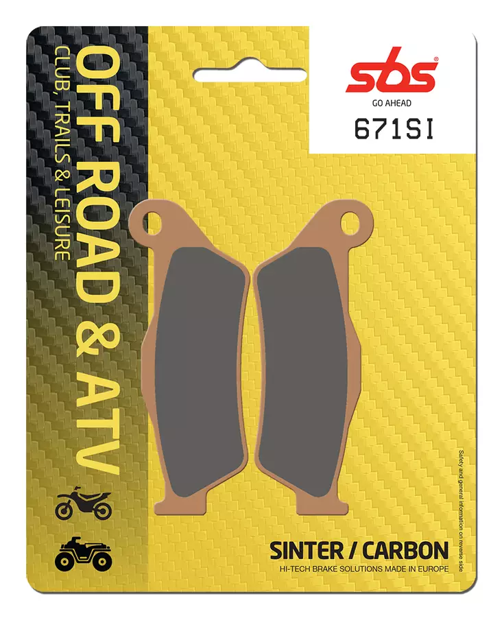 Sbs Jarrupalat Sintered Offroad - Jarrupalat - 23-671SI - 1