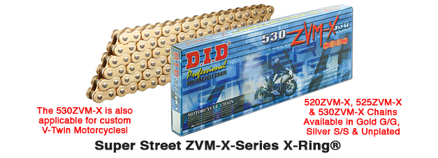 D.I.D 525ZVM-X G&G Niittilukko (ZJ) - Ketjut - 283-525051-ZJ - 1