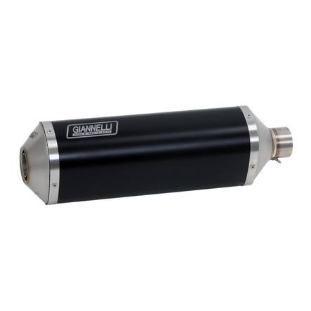 Giannelli Ipersport Full-System Alu. Black / SS. Cap. MT125 14- - Pakoputket 4-T - 314-73817B6K - 1