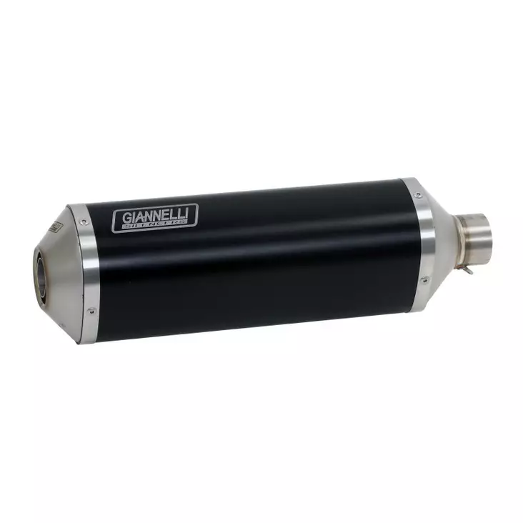 Giannelli Ipersport Full-System Alu. Black / SS. Cap. MT125 14- - Pakoputket 4-T - 314-73817B6K - 1