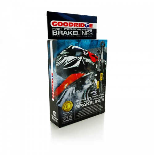 Goodridge jarruletkusrj. YA YZF600R THUNDERCAT 96-03 Eteen - Jarruletkut - 6-YA0608-2FP - 1