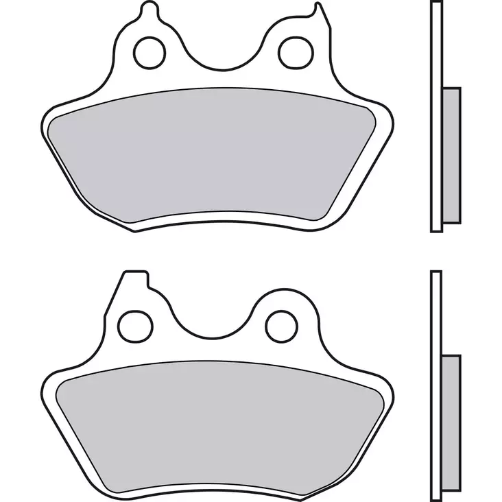 Brembo Jarrupalat Taakse Sintered Road - Jarrupalat - 231-HD18SP - 3