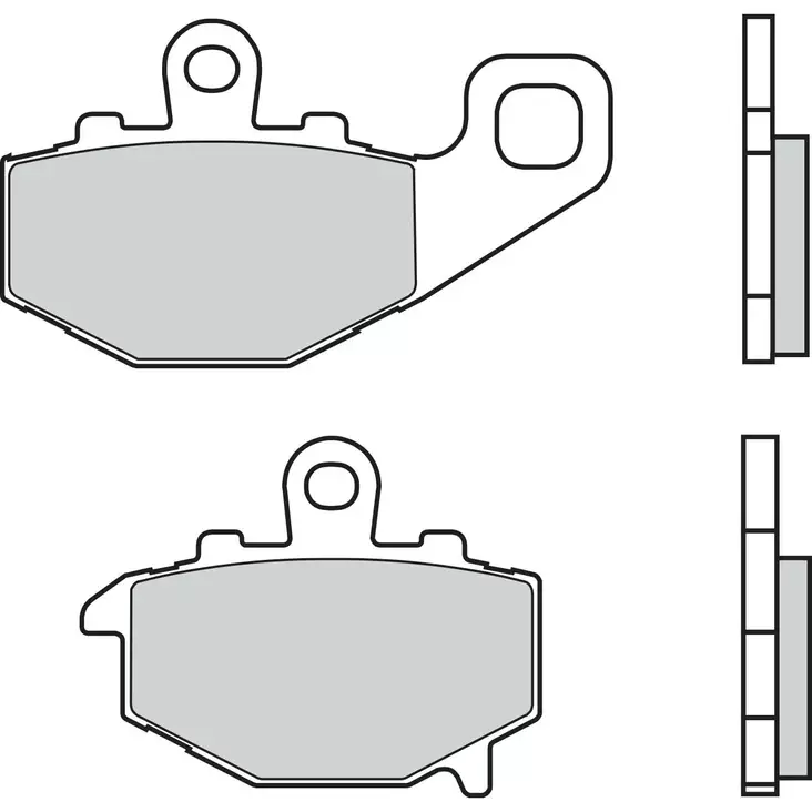 Brembo Jarrupalat Taakse Sintered Road - Jarrupalat - 231-KA16SP - 1