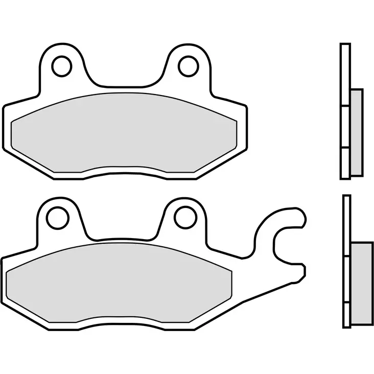 Brembo Jarrupalat Taakse Sintered Road - Jarrupalat - 231-YA20SP - 1