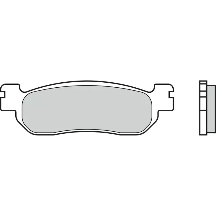 Brembo Jarrupalat Taakse Sintered Road - Jarrupalat - 231-YA37SP - 1