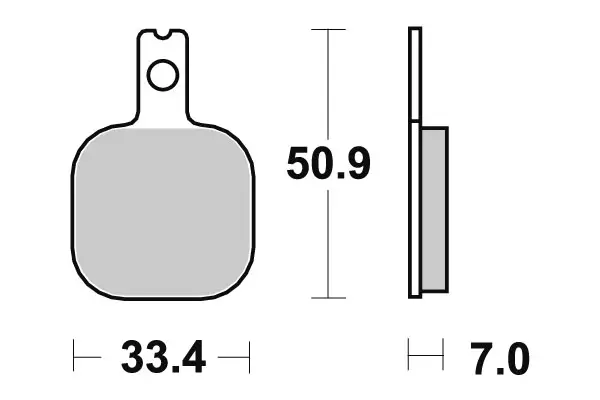 Sbs Jarrupalat Carbon Tech Taakse - Jarrupalat - 23-656RQ - 1