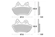 Sbs Jarrupalat Sintered Taakse - Jarrupalat - 23-846LS - 2