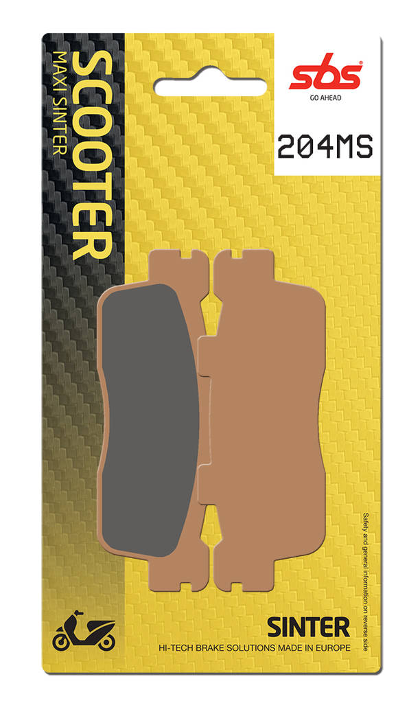 Sbs Jarrupalat Maxi Sinter - Jarrupalat - 23-204MS - 1