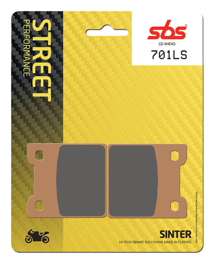 Sbs Jarrupalat Sintered Taakse - Jarrupalat - 23-701LS - 1