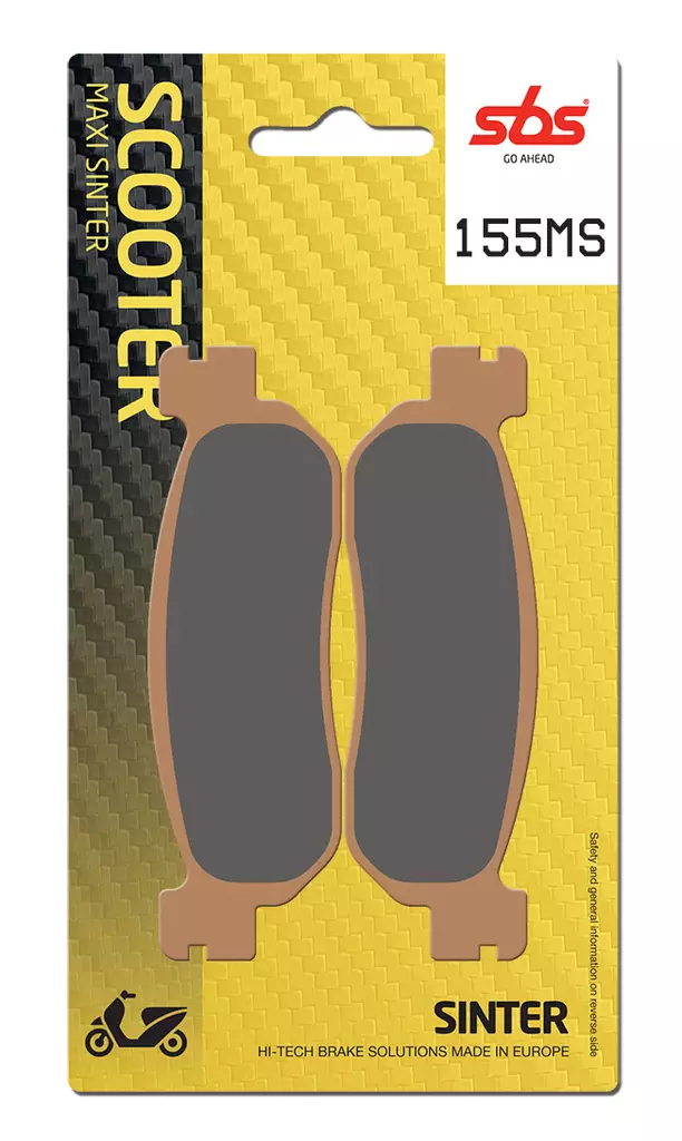 Sbs Jarrupalat Maxi Sinter - Jarrupalat - 23-155MS - 1