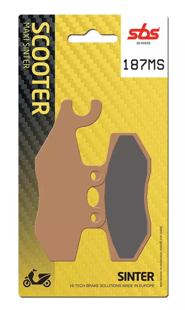 Sbs Jarrupalat Maxi Sinter - Jarrupalat - 23-187MS - 1