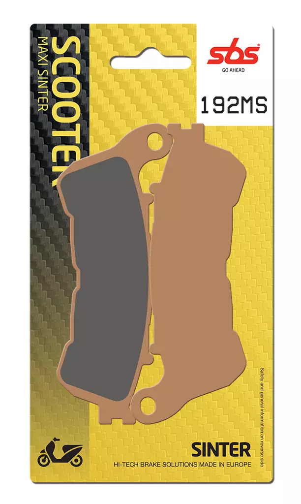 Sbs Jarrupalat Maxi Sinter - Jarrupalat - 23-192MS - 1