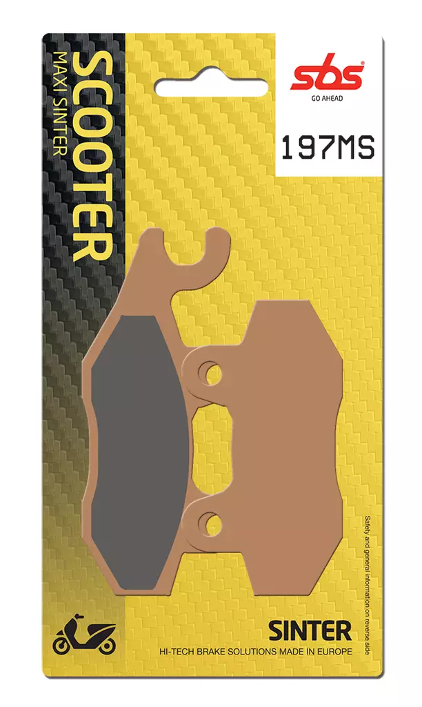 Sbs Jarrupalat Maxi Sinter - Jarrupalat - 23-197MS - 1