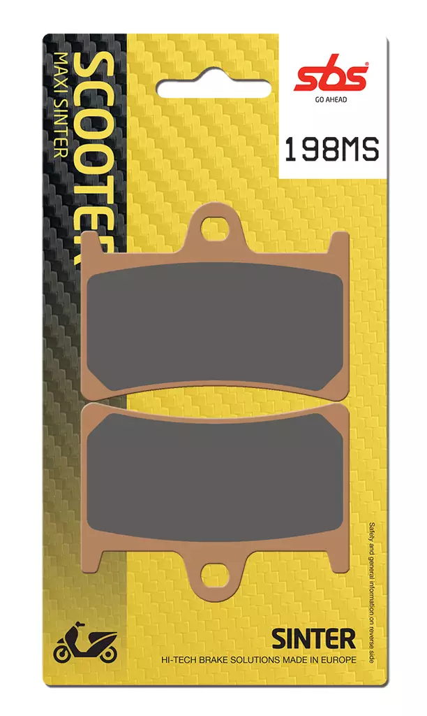 Sbs Jarrupalat Maxi Sinter - Jarrupalat - 23-198MS - 1