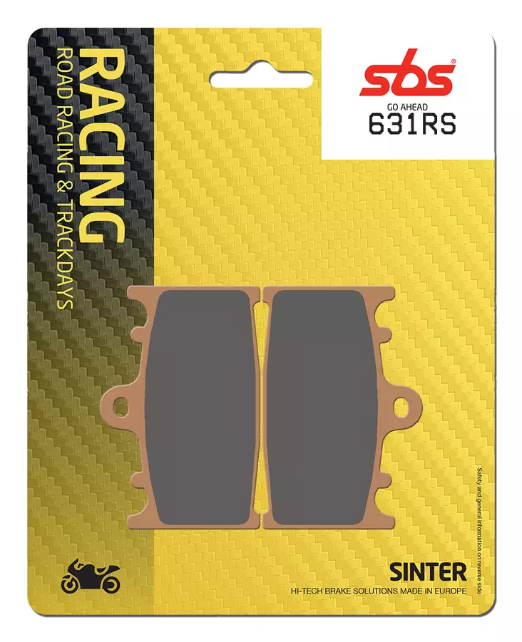 Sbs Jarrupalat Racing Sintered - Jarrupalat - 23-631RS - 1