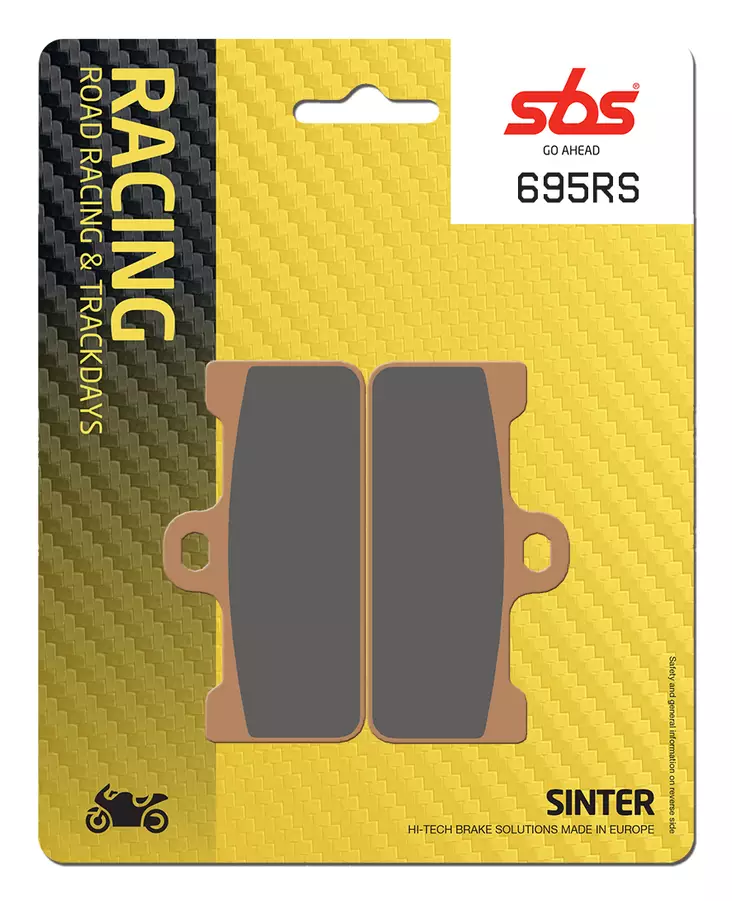 Sbs Jarrupalat Racing Sintered - Jarrupalat - 23-695RS - 1