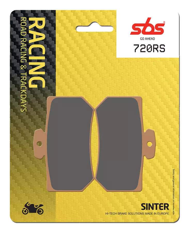 Sbs Jarrupalat Racing Sintered - Jarrupalat - 23-720RS - 1