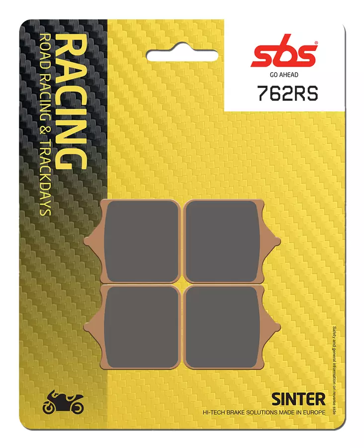 Sbs Jarrupalat Racing Sintered - Jarrupalat - 23-762RS - 1