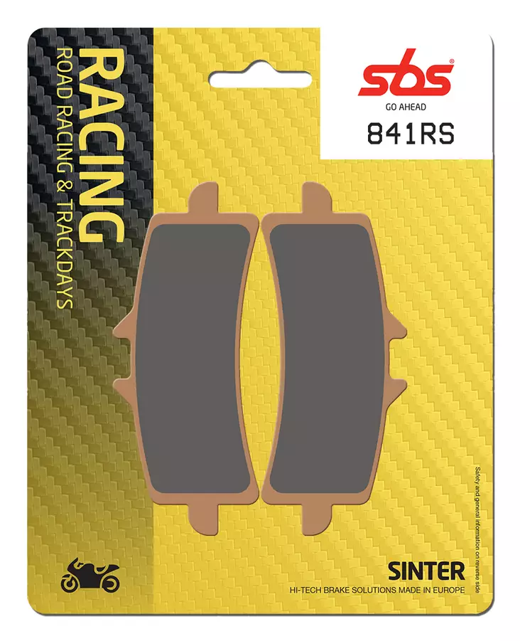 Sbs Jarrupalat Racing Sintered - Jarrupalat - 23-841RS - 1
