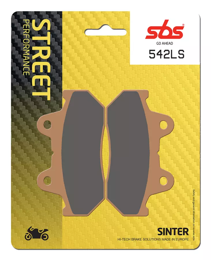 Sbs Jarrupalat Sintered Taakse - Jarrupalat - 23-542LS - 1