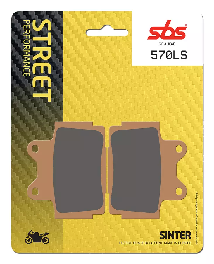 Sbs Jarrupalat Sintered Taakse - Jarrupalat - 23-570LS - 1