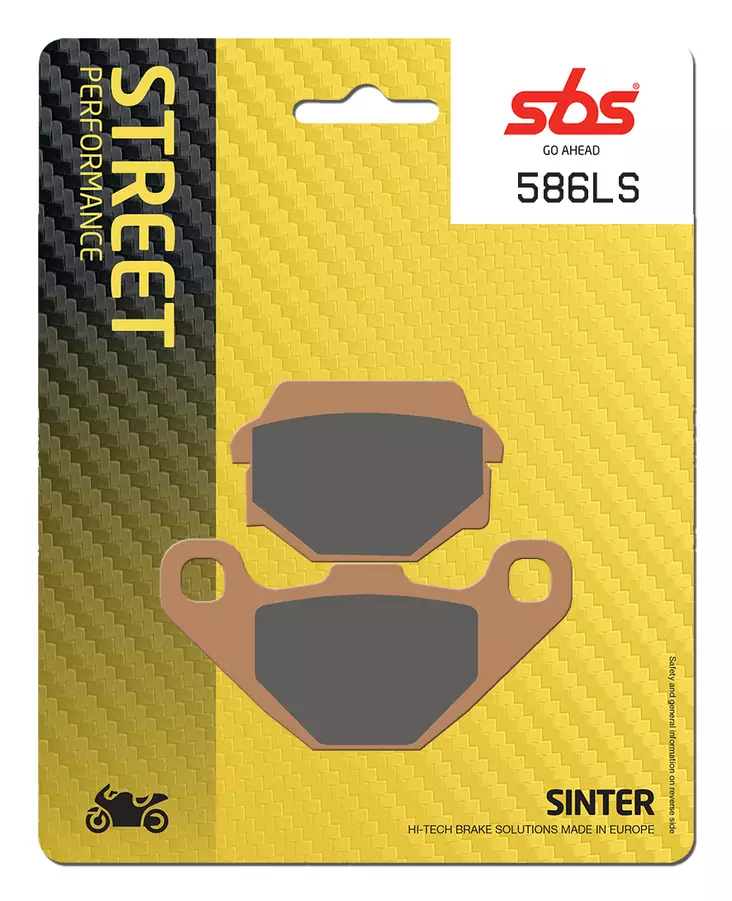 Sbs Jarrupalat Sintered Taakse - Jarrupalat - 23-586LS - 1