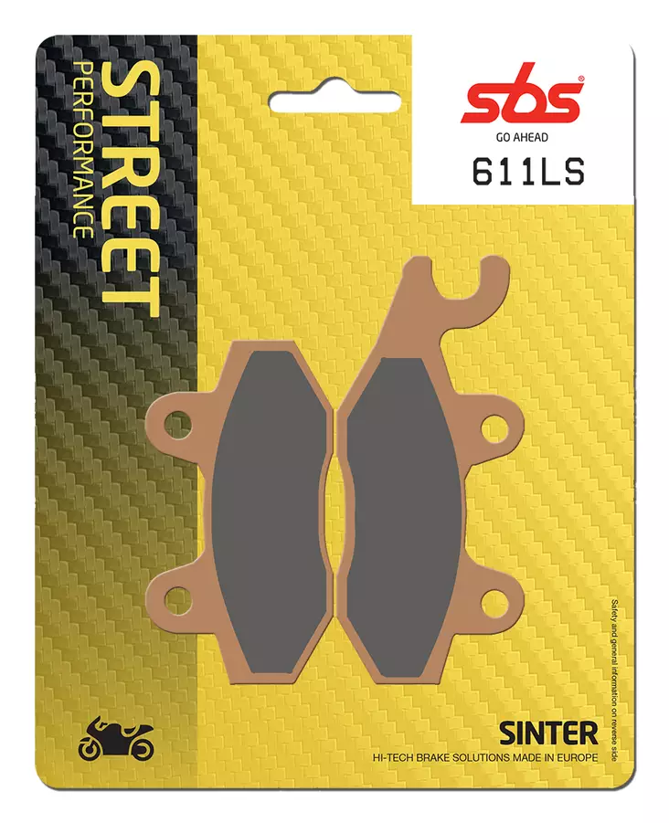 Sbs Jarrupalat Sintered Taakse - Jarrupalat - 23-611LS - 1