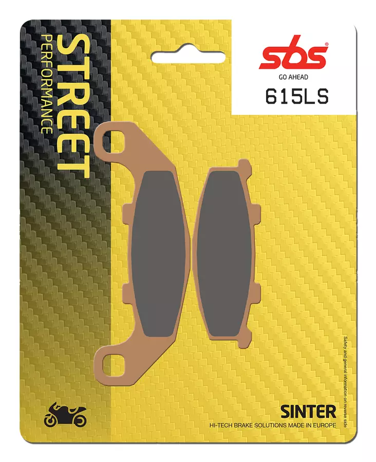 Sbs Jarrupalat Sintered Taakse - Jarrupalat - 23-615LS - 1