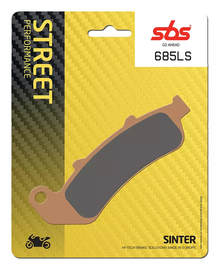 Sbs Jarrupalat Sintered Taakse - Jarrupalat - 23-685LS - 1