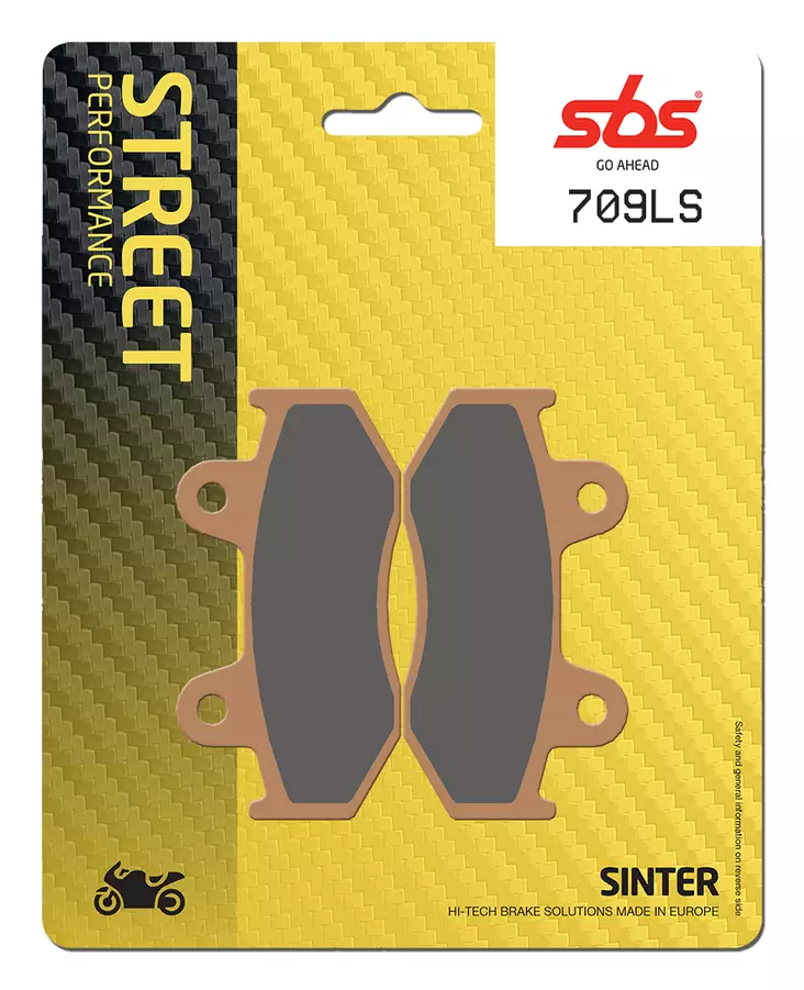 Sbs Jarrupalat Sintered Taakse - Jarrupalat - 23-709LS - 1