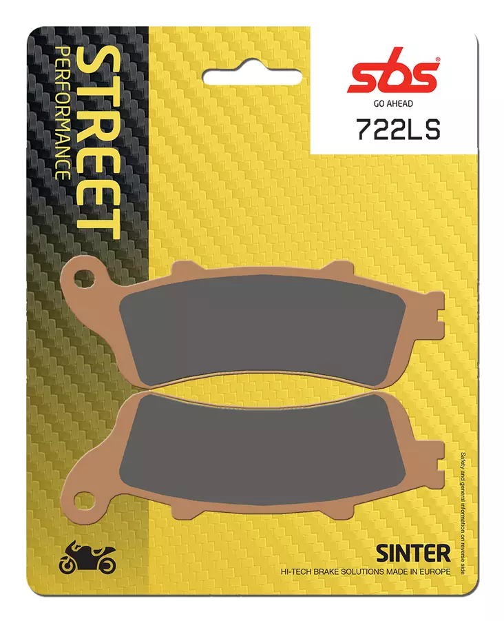 Sbs Jarrupalat Sintered Taakse - Jarrupalat - 23-722LS - 1