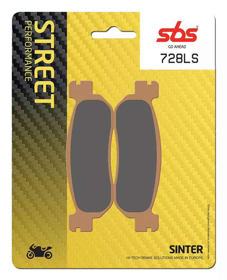 Sbs Jarrupalat Sintered Taakse - Jarrupalat - 23-728LS - 1