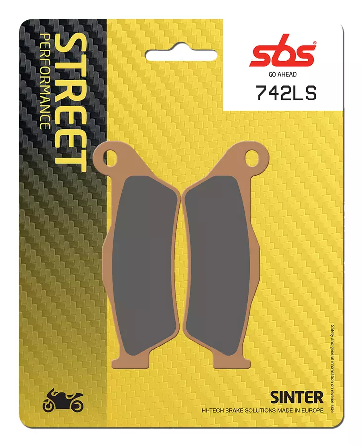 Sbs Jarrupalat Sintered Taakse - Jarrupalat - 23-742LS - 1