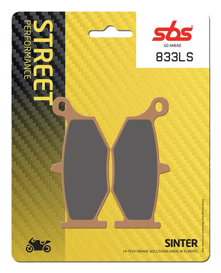 Sbs Jarrupalat Sintered Taakse - Jarrupalat - 23-833LS - 1