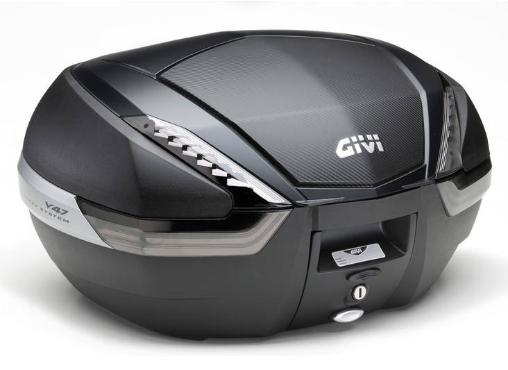 Givi V47 Tech monokey 47lt laukku hiilikuitu look kansi - Kovat laukut - 321-V47NNT - 1