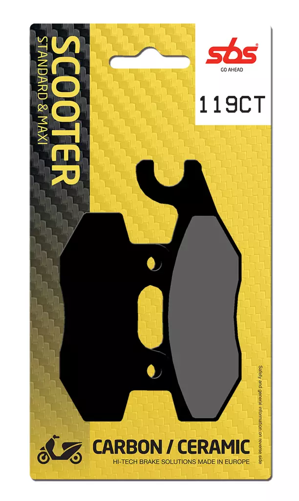 Sbs Jarrupalat Carbon Tech - Jarrupalat - 23-119CT - 1