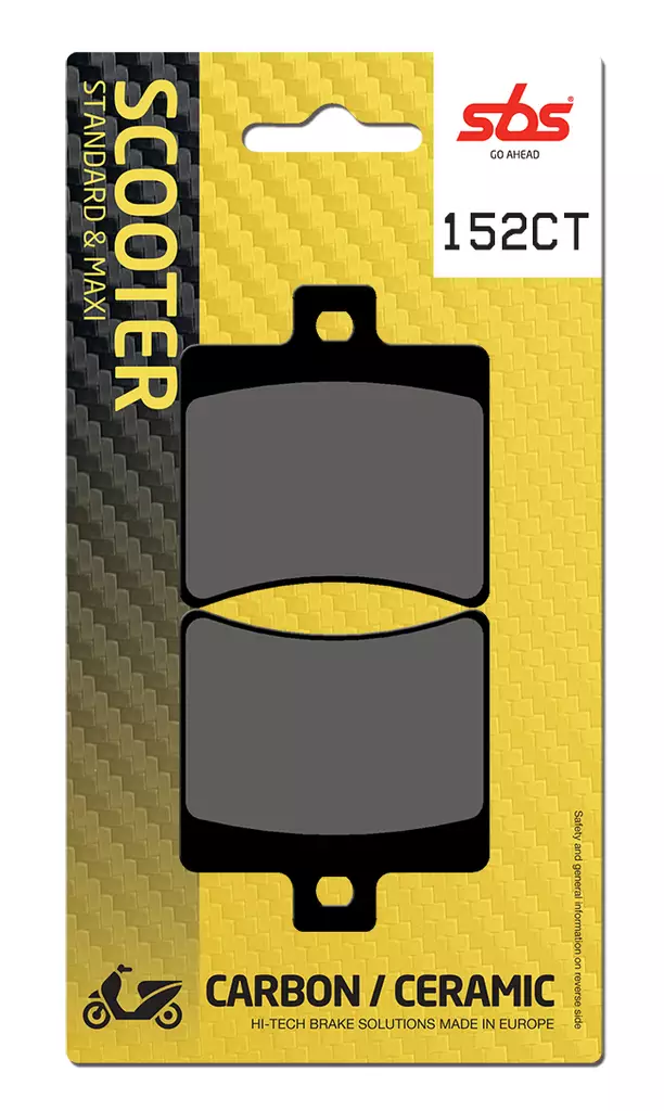 Sbs Jarrupalat Carbon Tech - Jarrupalat - 23-152CT - 1