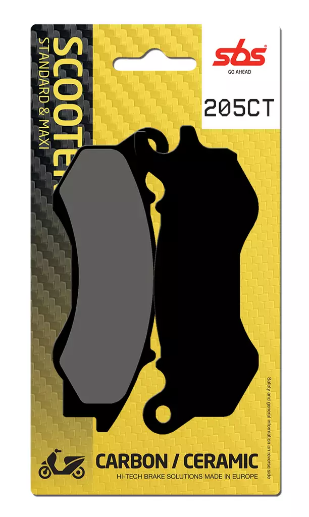 Sbs Jarrupalat Carbon Tech - Jarrupalat - 23-205CT - 1