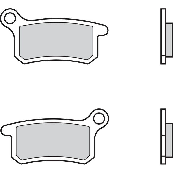 Brembo Jarrupalat Sintered Off-Road - Jarrupalat - 231-GR69SX - 1
