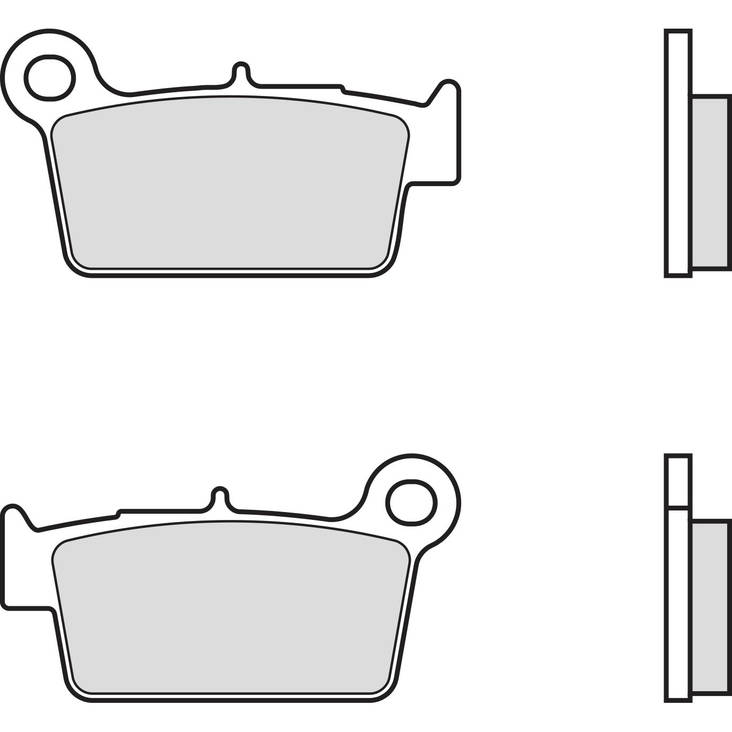 Brembo Jarrupalat Sintered Off-Road - Jarrupalat - 231-YA41SX - 1
